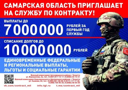 прохождение военной службы по контракту